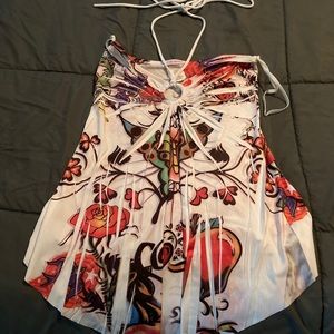 DeMore halter top, medium, like new, worn a couple of times